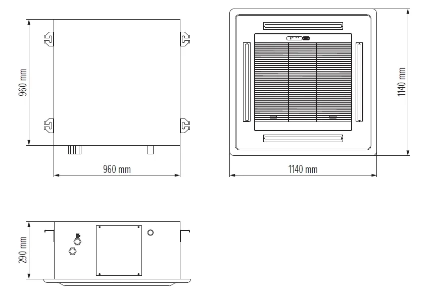 MyCond MCFK-A2/4 整体尺寸 - 4