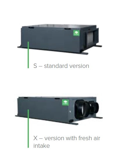 用于游泳池的 Mycond MSHA(C)，带新鲜空气供应选项