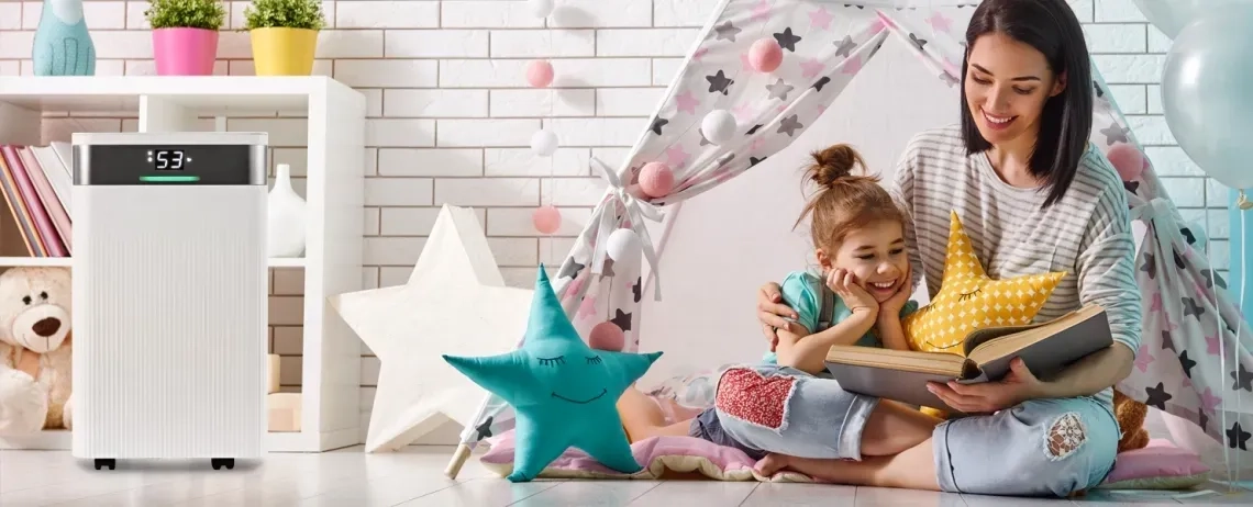 MYCOND Tibo Eco 12 除湿机小巧时尚,适用于儿童房,具有可靠的除湿功能和 Wi-Fi 控制功能。