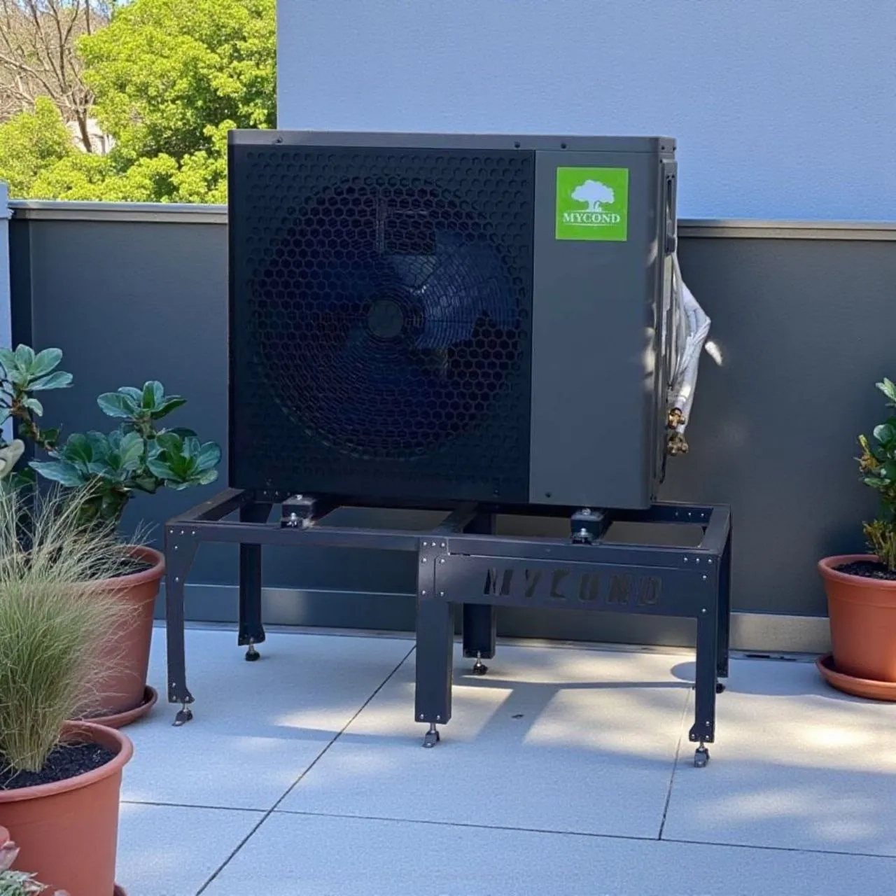 家庭住宅采用 Mycond 分体式热泵 BeeHeat 系列