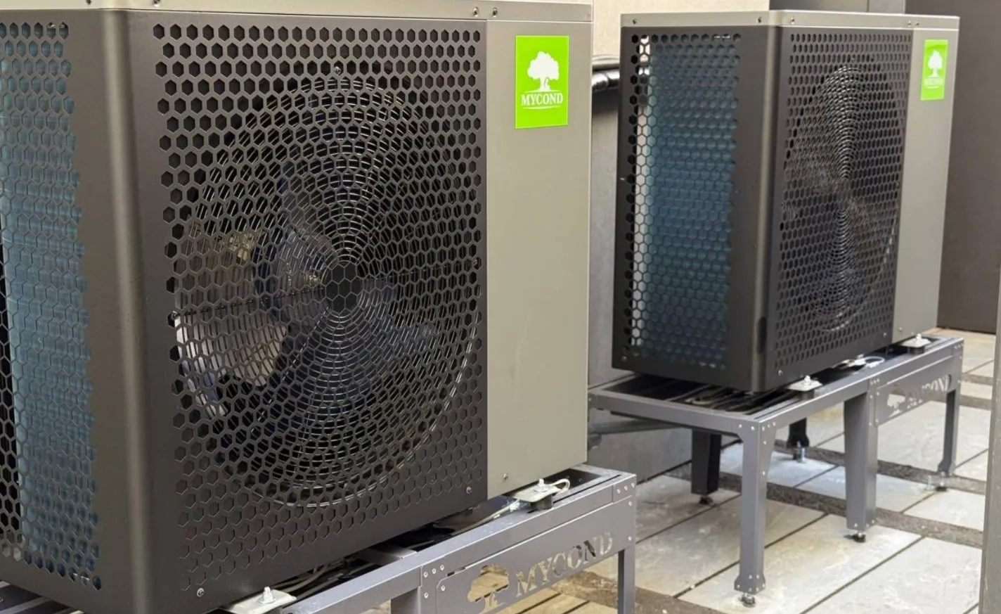 使用Mycond BeeHeat分体式热泵的私人家庭供暖解决方案