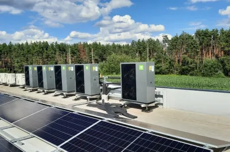 采用 Mycond 热泵 BeeEco 系列的工业设施